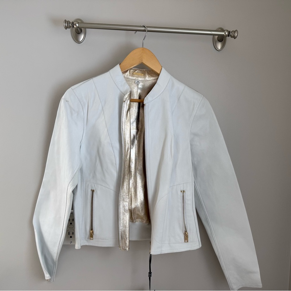 Lamarque CHAPIN Reversible Leather Bomber Jacket